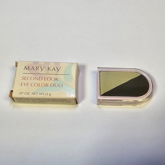Mary Kay Second Look Eye Color Duo - Boss‎ Moss #2634 - NIB Old Stock - Picture 1 of 6